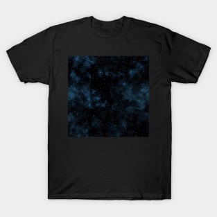 Blue Space Nebula T-Shirt